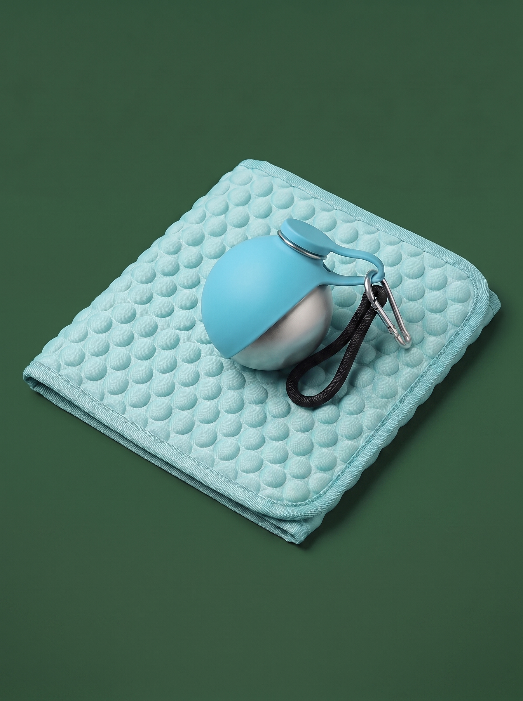Caniora Cooling Mat and Portable Water Bottle bundle — The Cool-Down Duo